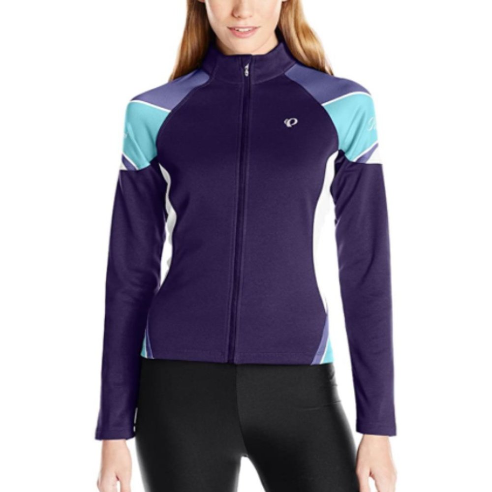 Pearl Izumi Women's Elite Thermal Jersey size small fleece cycling jacket EUC